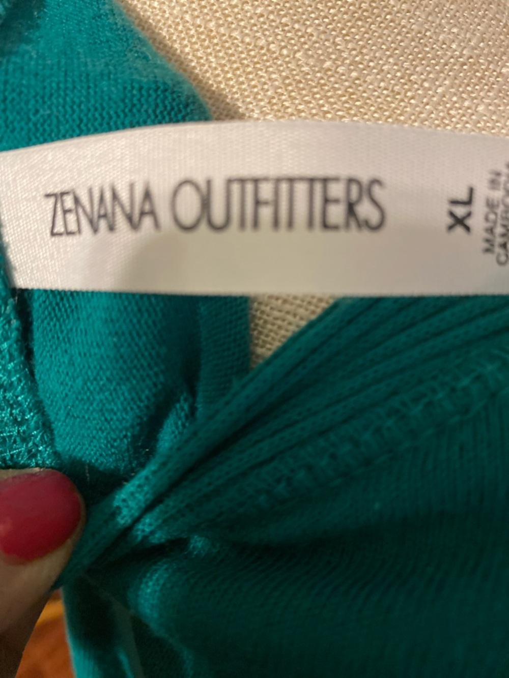PRICE DROP Zenana Outfitters Women’s DrkGreen V-Neck Snap-Front Cardi Sweater XL - Picture 6 of 7